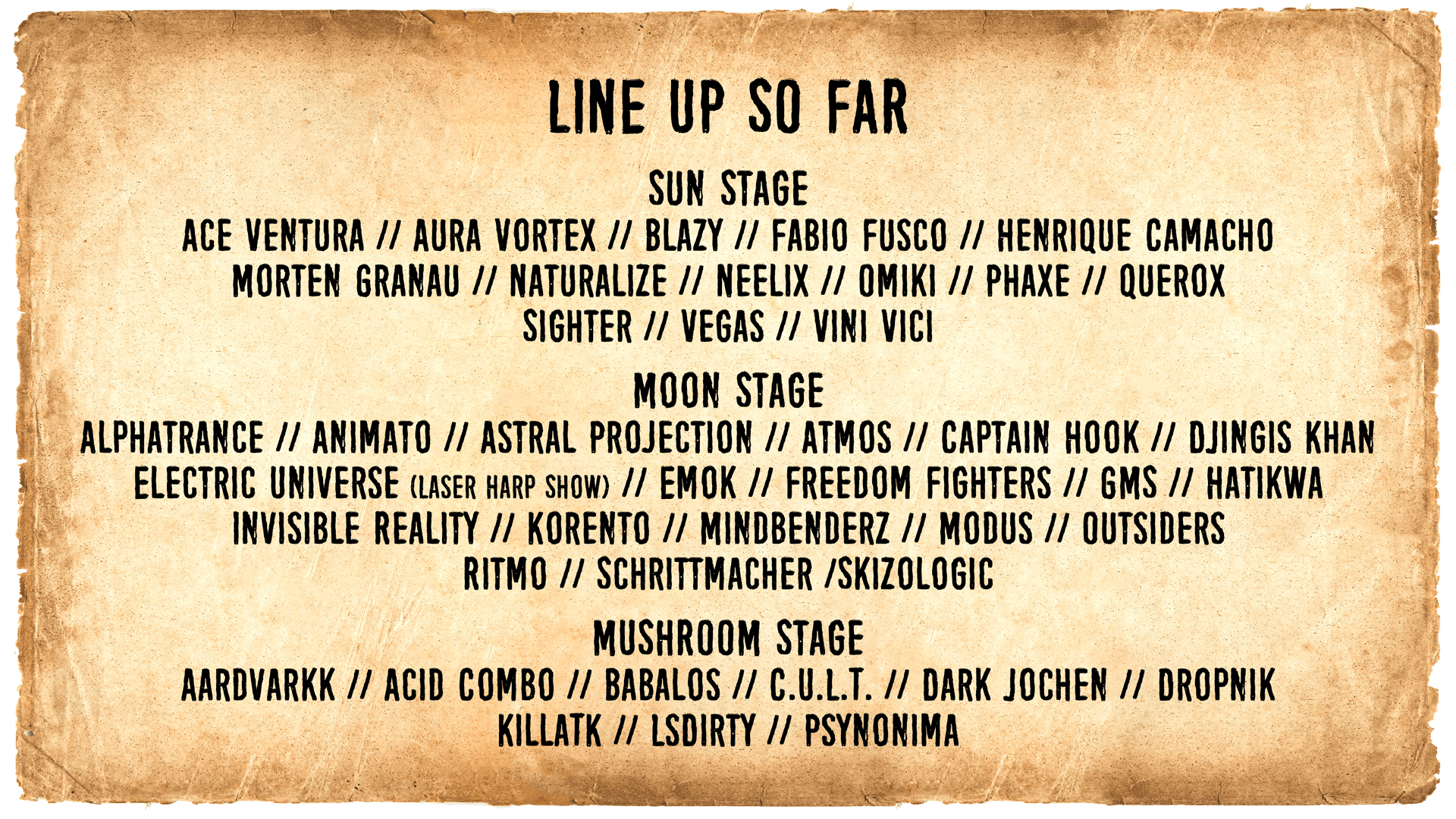 Indian Spirit Line-Up