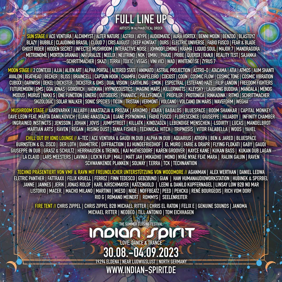 Indian Spirit Festival 30.08. BIS 04.09.2023